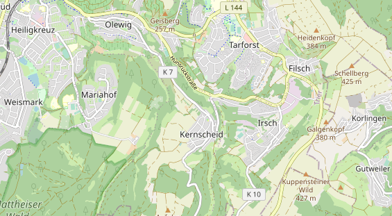 Monteurzimmer auf Karte