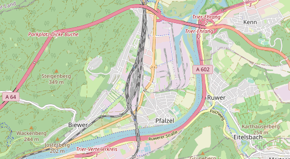 Monteurzimmer auf Karte