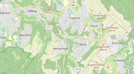 Monteurzimmer auf Karte