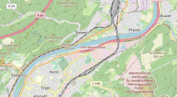 Monteurzimmer auf Karte