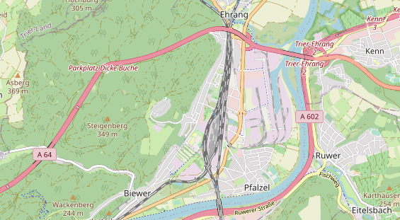 Monteurzimmer auf Karte