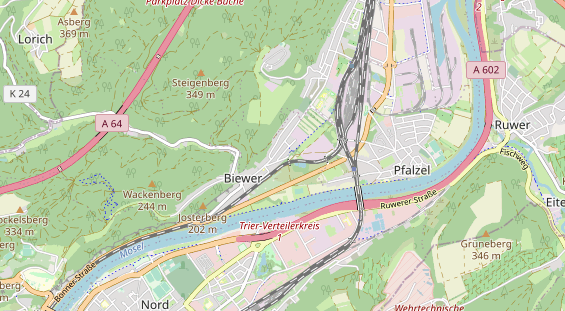 Monteurzimmer auf Karte