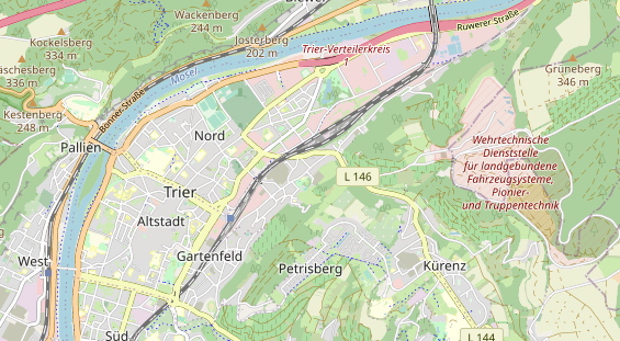 Monteurzimmer auf Karte