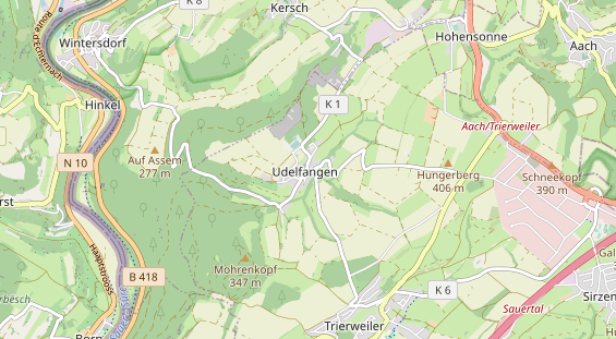 Monteurzimmer auf Karte