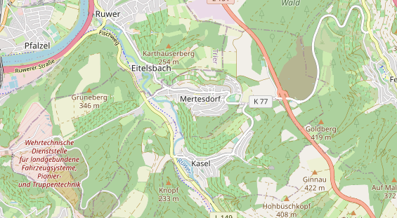 Monteurzimmer auf Karte