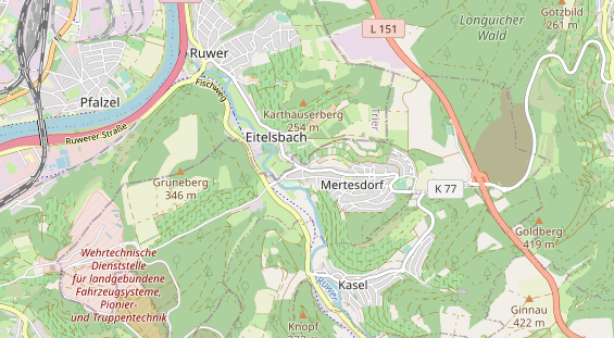 Monteurzimmer auf Karte