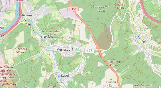 Monteurzimmer auf Karte