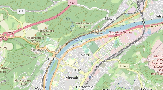 Monteurzimmer auf Karte