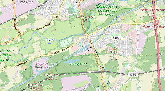 Monteurzimmer auf Karte