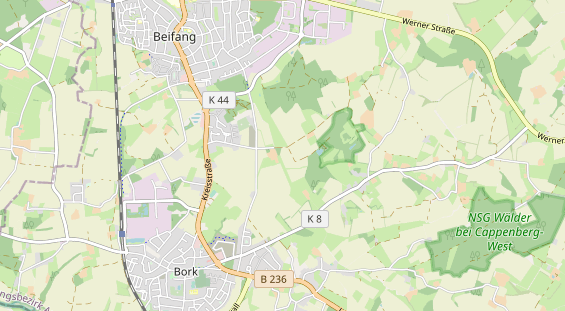 Monteurzimmer auf Karte