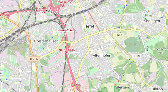 Monteurzimmer auf Karte