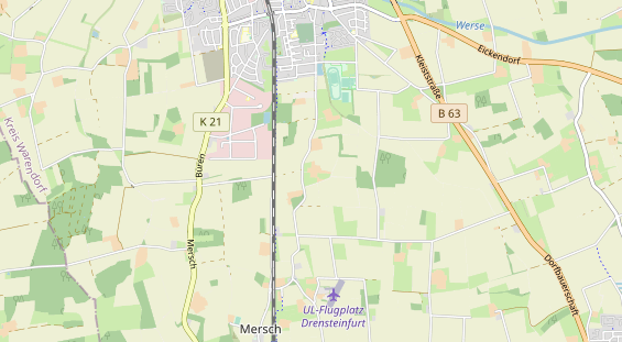 Monteurzimmer auf Karte