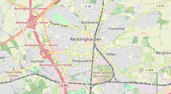 Monteurzimmer auf Karte