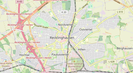 Monteurzimmer auf Karte