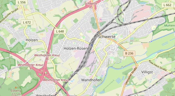 Monteurzimmer auf Karte