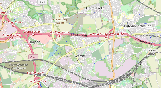 Monteurzimmer auf Karte