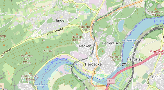 Monteurzimmer auf Karte