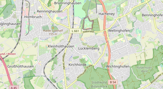 Monteurzimmer auf Karte