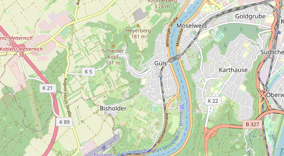 Monteurzimmer auf Karte