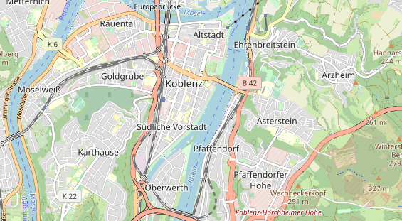 Monteurzimmer auf Karte