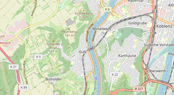 Monteurzimmer auf Karte