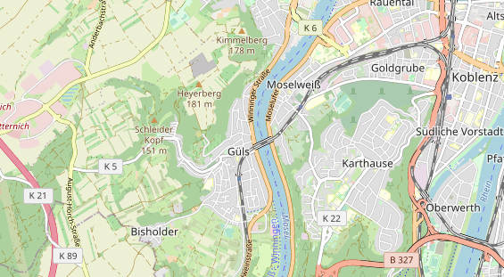 Monteurzimmer auf Karte