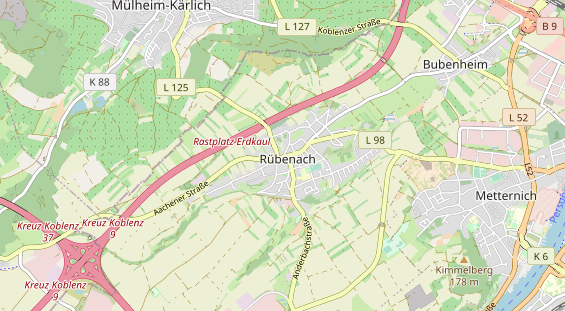 Monteurzimmer auf Karte