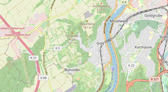 Monteurzimmer auf Karte