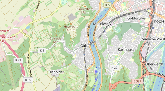 Monteurzimmer auf Karte