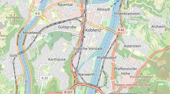 Monteurzimmer auf Karte