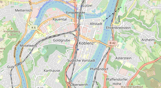 Monteurzimmer auf Karte