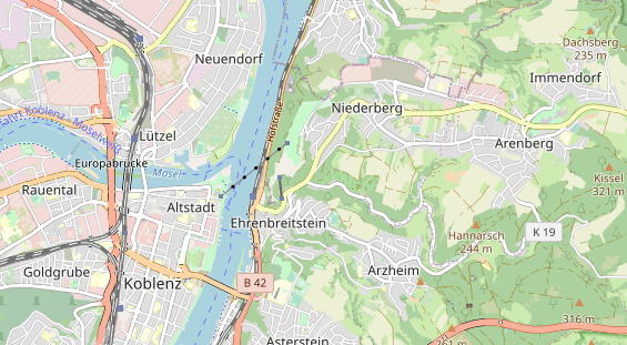 Monteurzimmer auf Karte