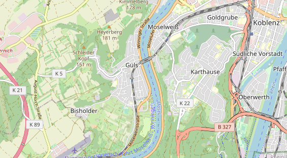 Monteurzimmer auf Karte