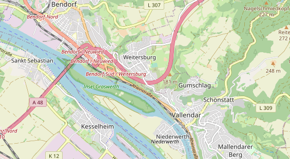 Monteurzimmer auf Karte