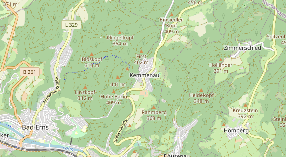 Monteurzimmer auf Karte