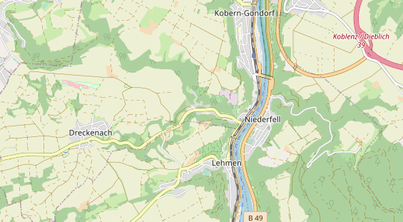 Monteurzimmer auf Karte