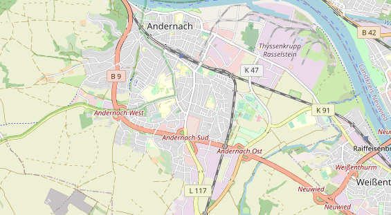 Monteurzimmer auf Karte