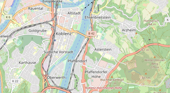 Monteurzimmer auf Karte