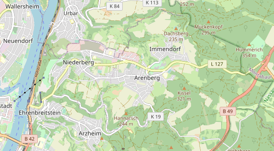 Monteurzimmer auf Karte