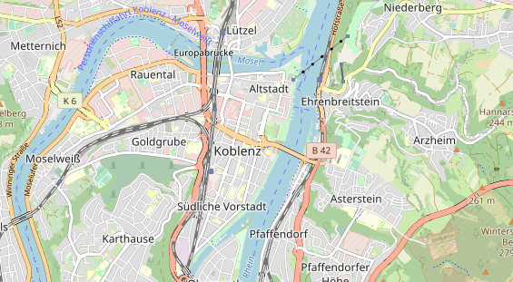 Monteurzimmer auf Karte