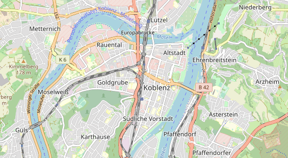 Monteurzimmer auf Karte