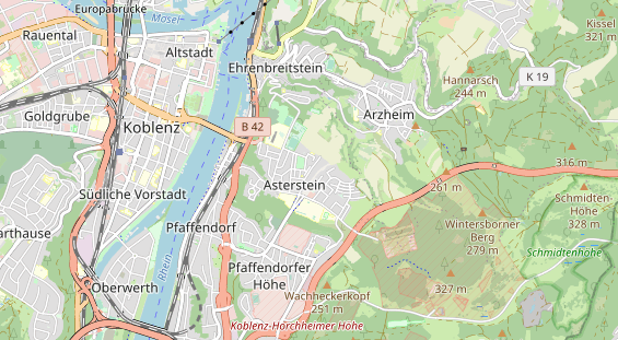 Monteurzimmer auf Karte