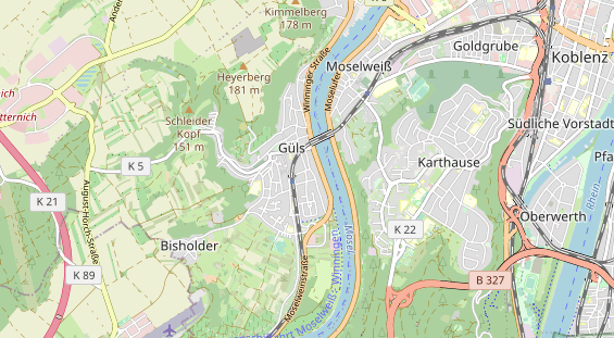 Monteurzimmer auf Karte