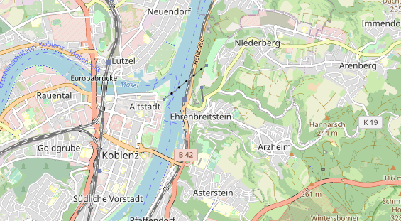 Monteurzimmer auf Karte