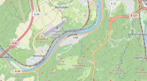 Monteurzimmer auf Karte