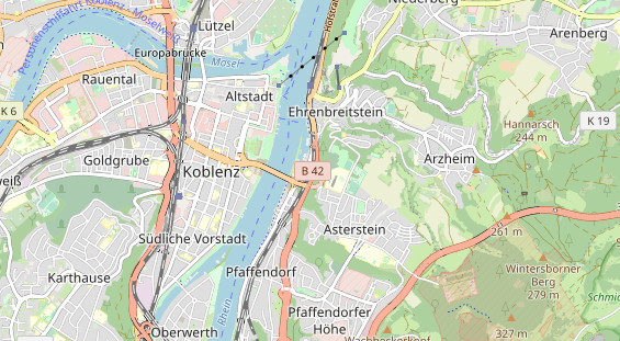 Monteurzimmer auf Karte