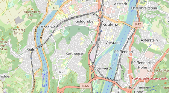 Monteurzimmer auf Karte