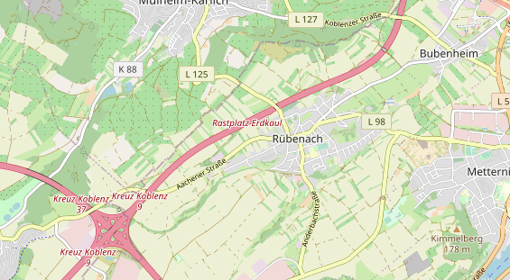 Monteurzimmer auf Karte