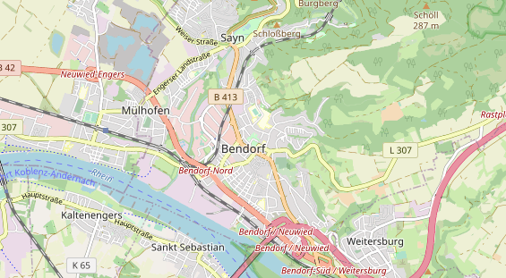 Monteurzimmer auf Karte