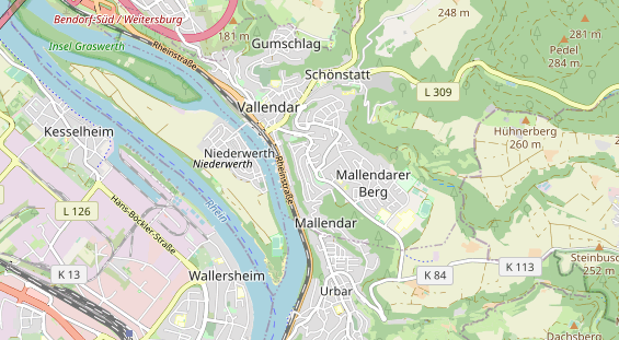 Monteurzimmer auf Karte